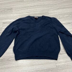 Men's Kirkland 100% Cashmere Navy Sweater *DAMAGED
